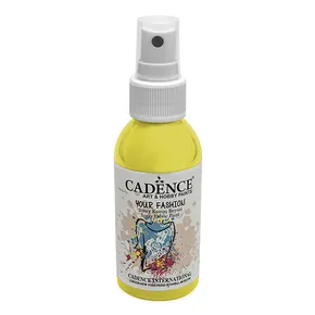 Barvy na textil Cadence Your Fashion, žlutá, 100 ml